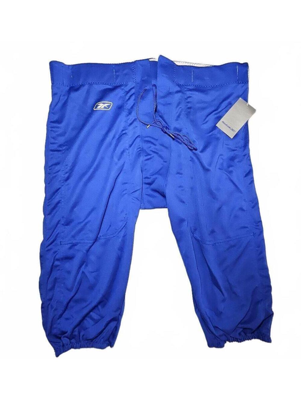 Reebok A201S Football Pants Adult 2XL Royal Blue NWT